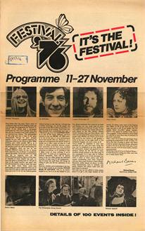 1976 Belfast Festival Cover