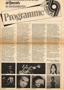 1979 Belfast Festival Cover