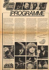 1980 Belfast Festival Cover